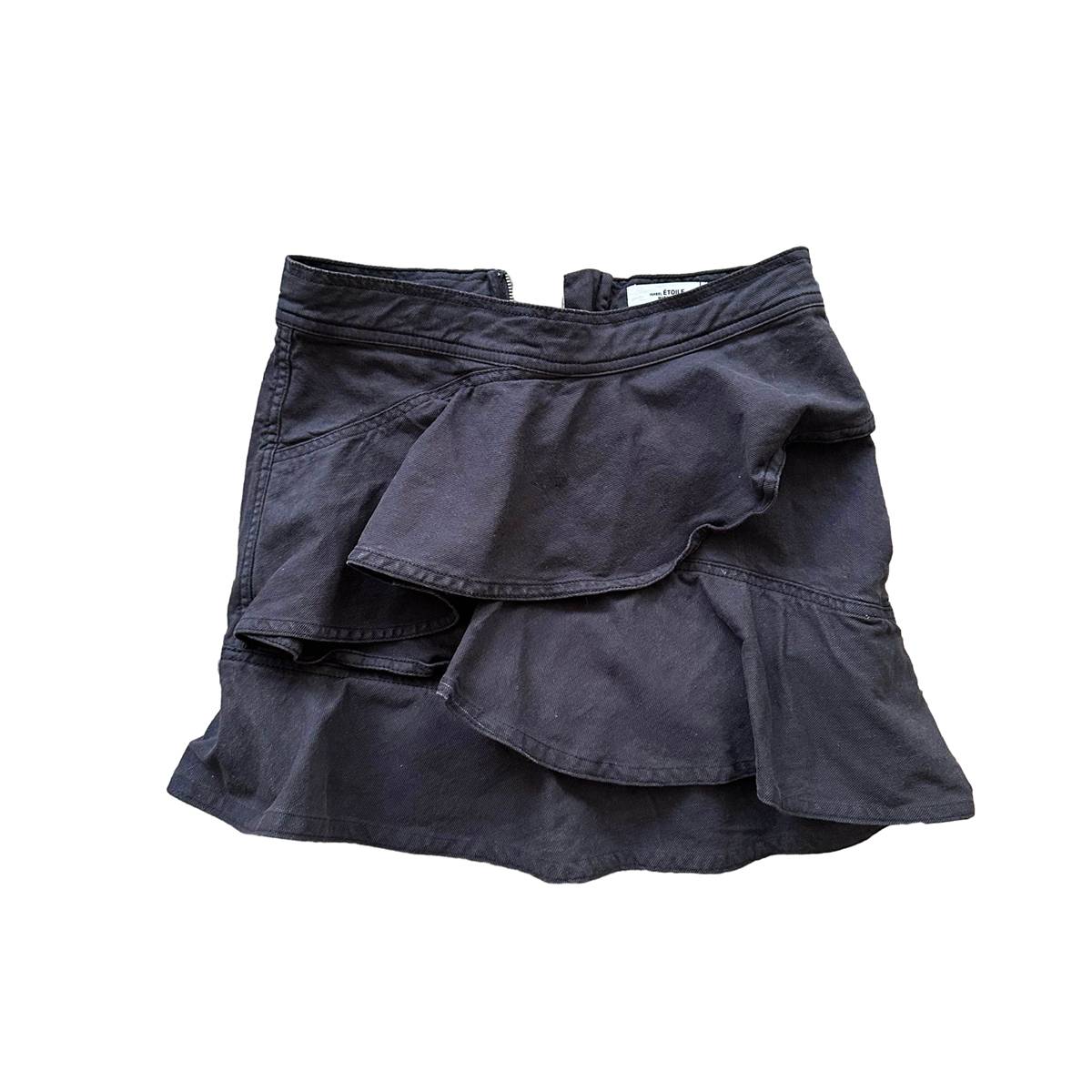 Isabel Marant Etoile Black Gray Tiered Skirt