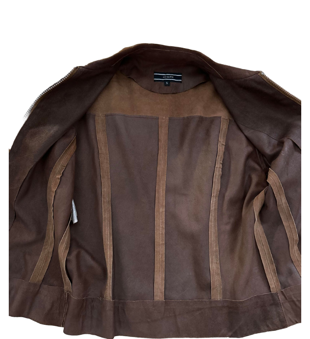 Vintage Joseph Leather Two Tone Brown Western Jacket